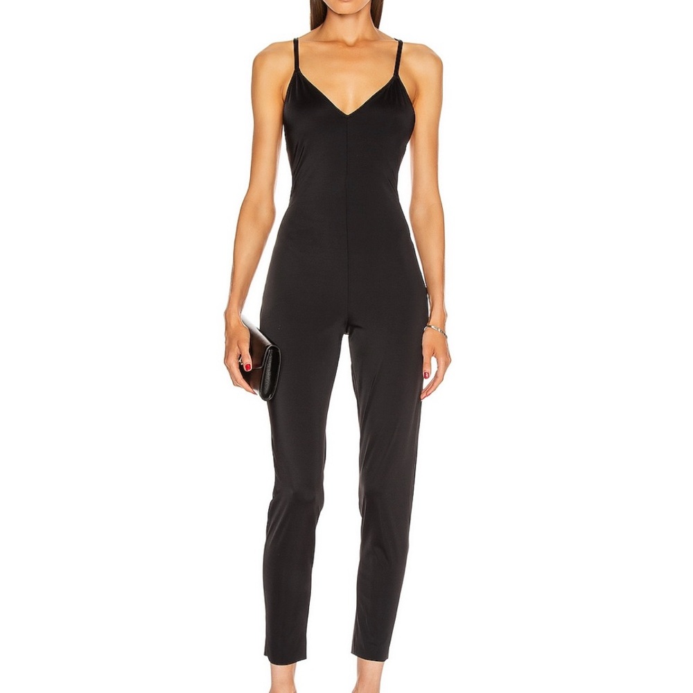 Norma Kamali Sleek Black Jumpsuit